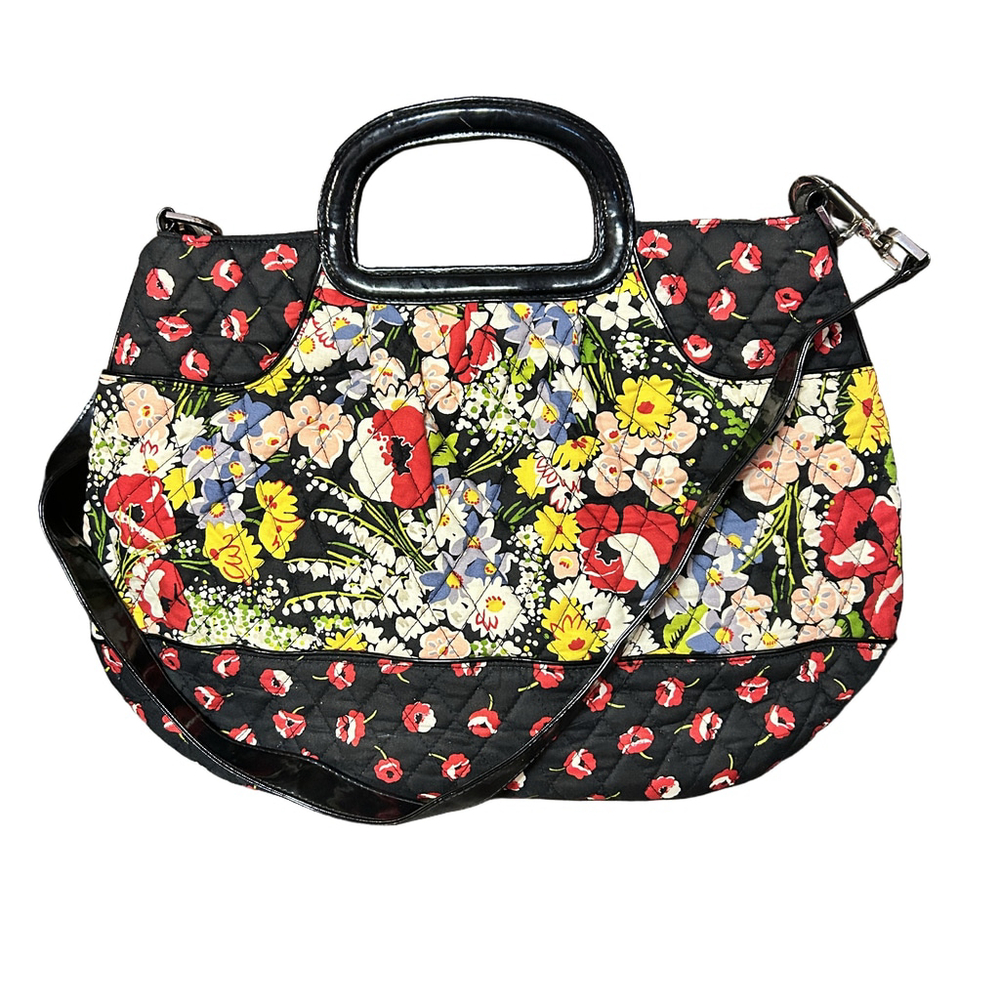 Vera Bradley Charleston Tote NWT Floral - Picture 3 of 8